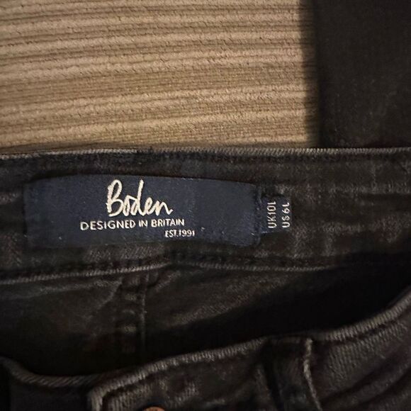 Boden black jeans size 6l - Picture 6 of 8